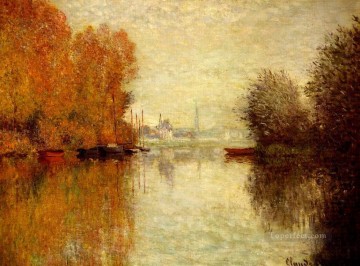 アルジャントゥイユ・クロード・モネのセーヌ川の秋 Oil Paintings